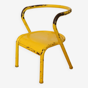 Jacques Hitier children's chair yellow