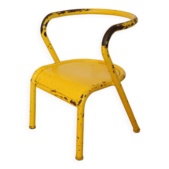 Jacques Hitier children's chair yellow