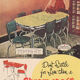 Table formica et chaises par American Fixture, 1950