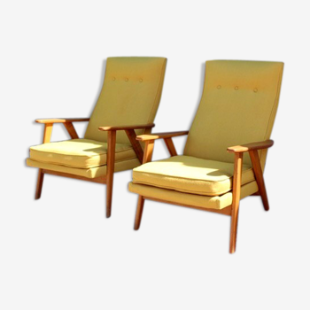 Restored Parker Knoll armchairs