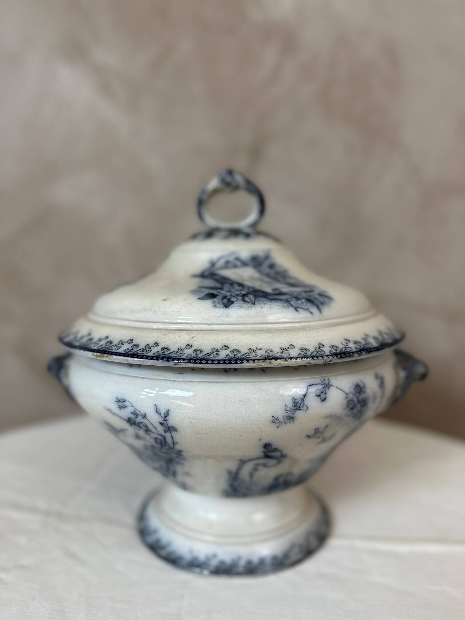 Ironstone soup tureen
