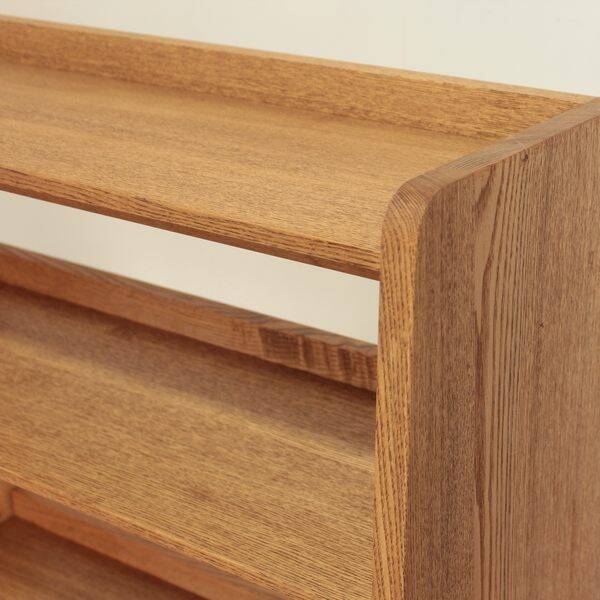 Slanted Oak Bookshelf