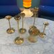 Candle holders 6 pieces F.W brass