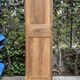 Rare pair of Art Deco glass columns in solid walnut – renovated