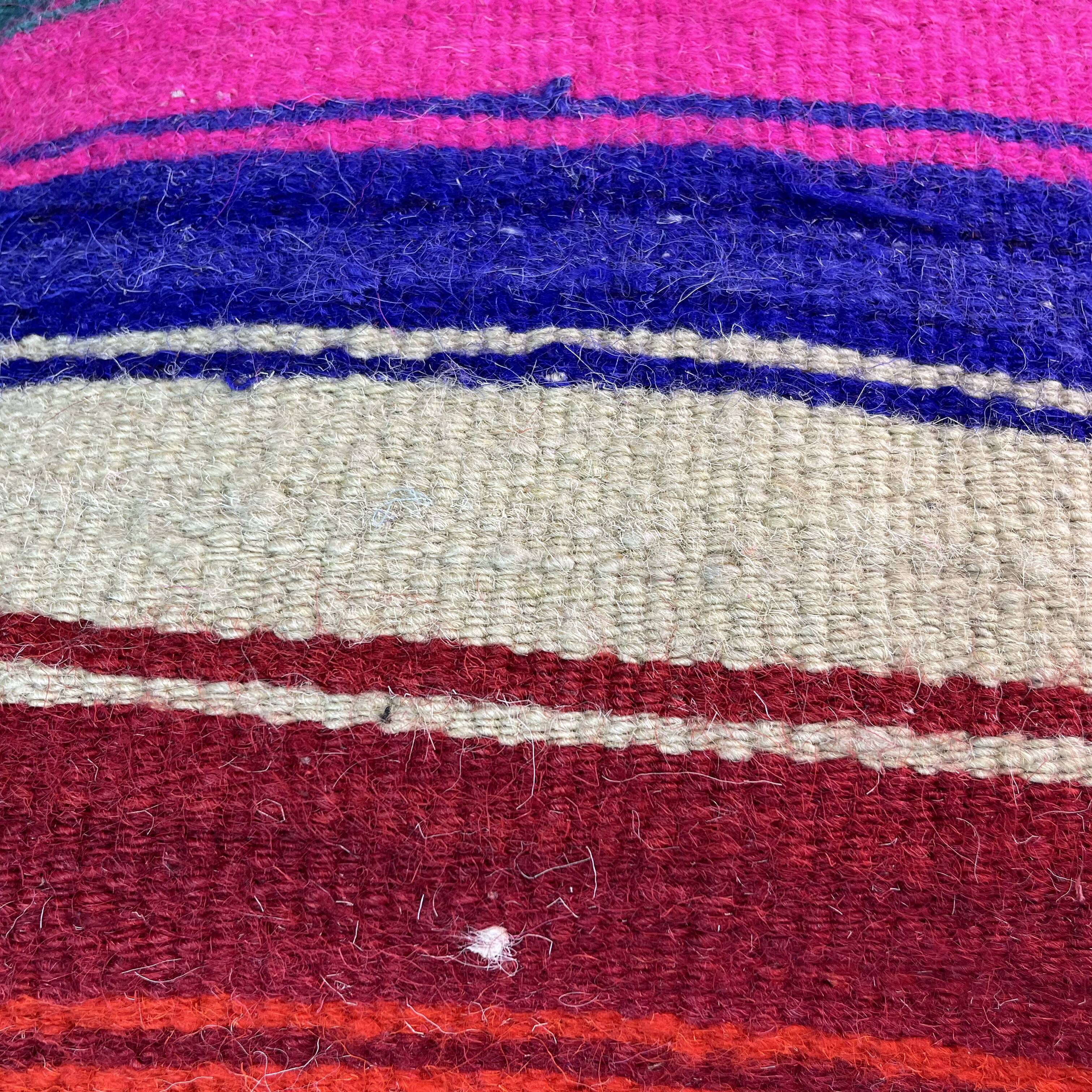 Vintage turkish kilim cushion cover , 40 x 40 cm