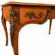 French flat desk in Louis XV style and bronze