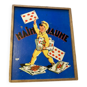 Jeu de société Nain Jaune époque début XXe.