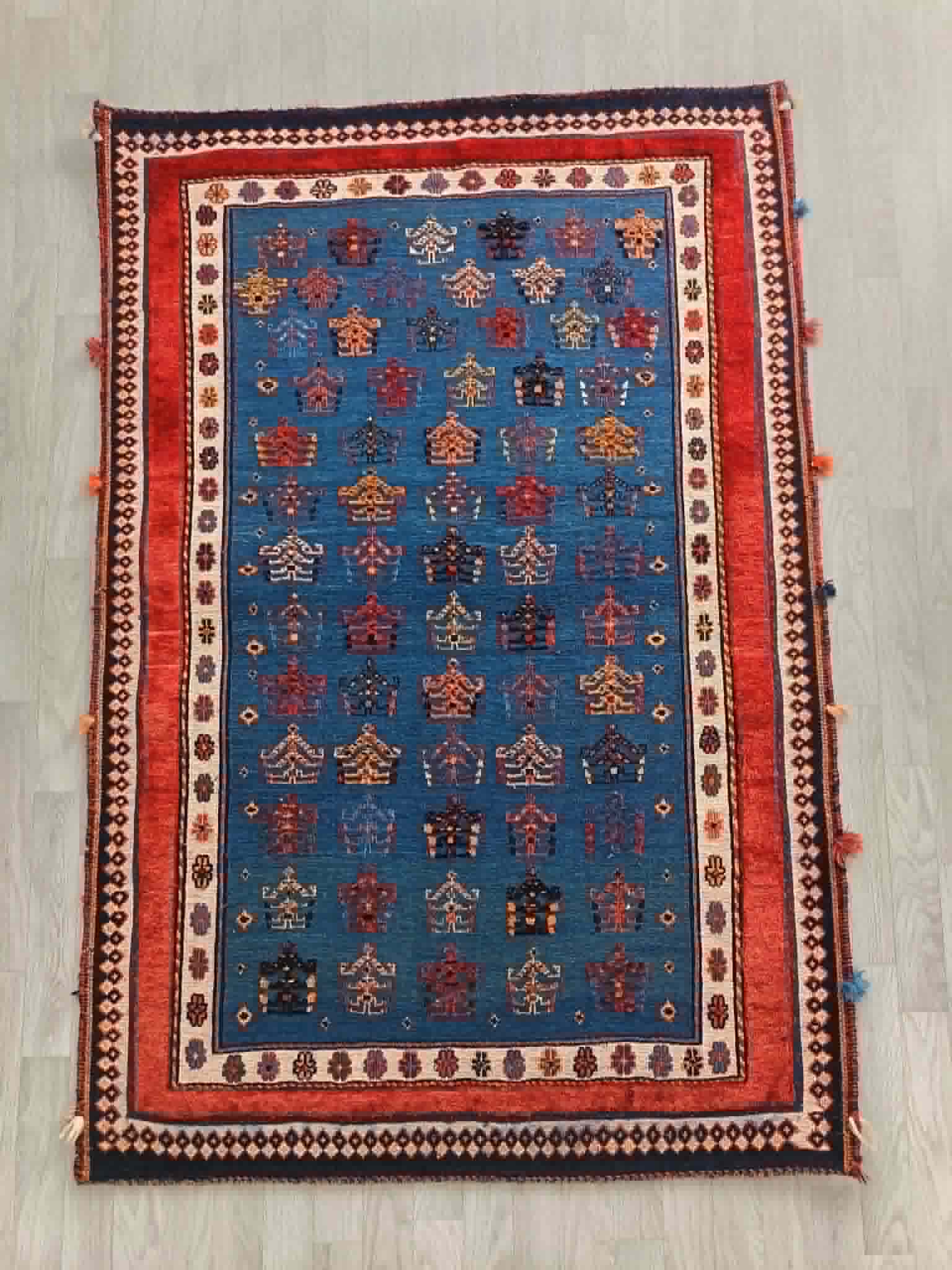 Tapis Persan Qashqaï fait main