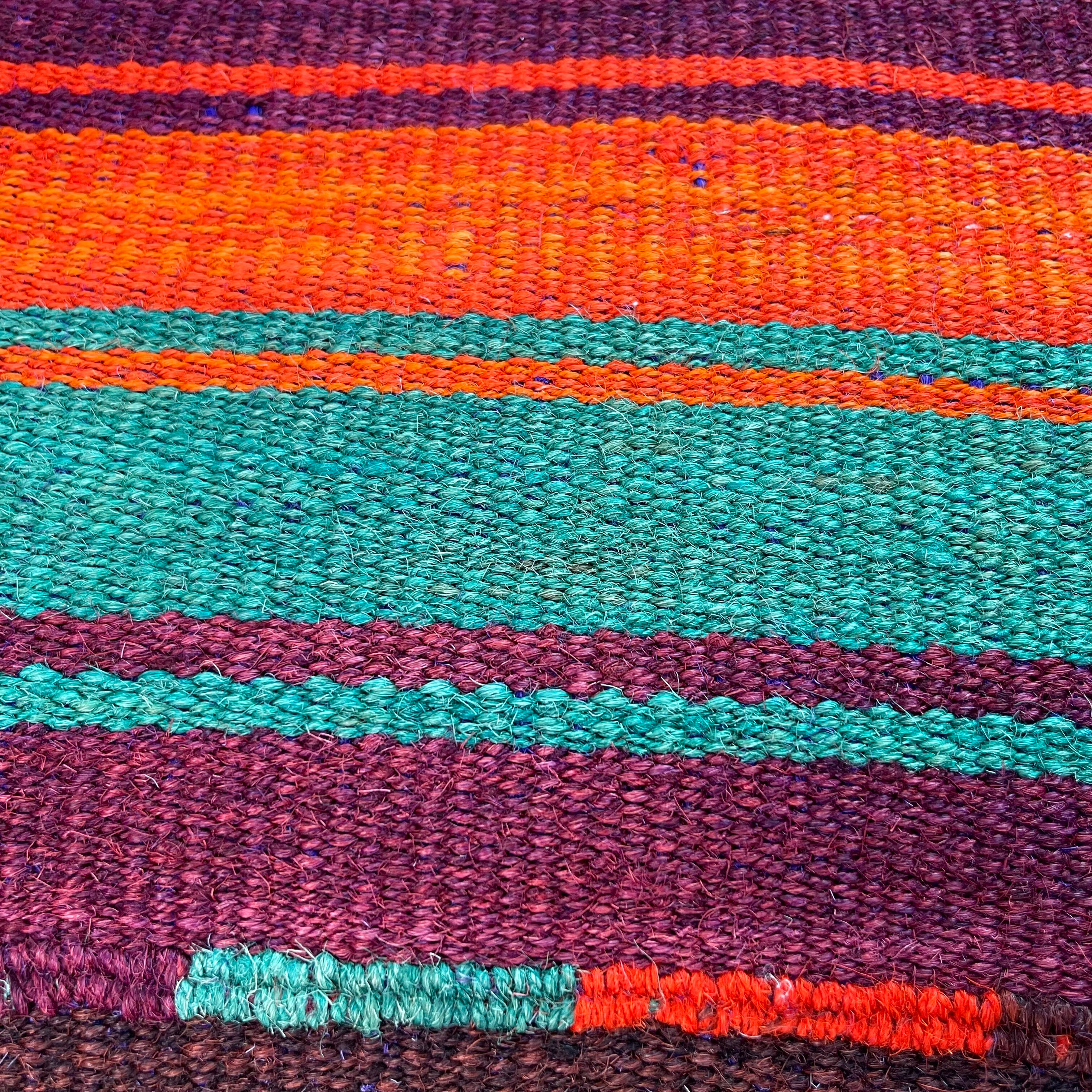 Vintage turkish kilim cushion cover, 30 x 50 cm