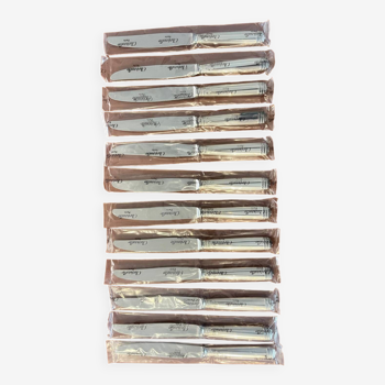 Christofle Malmaison 12 knives in their original packaging 24.5 cm