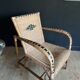 Wicker armchair