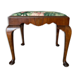 Tabouret en bois Chippendale XIXe