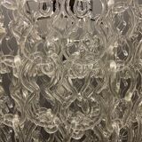 Murano glass chandelier by Angelo Mangiarotti Vistosi production