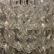 Murano glass chandelier by Angelo Mangiarotti Vistosi production