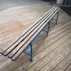 Banc vestiaire école années 70