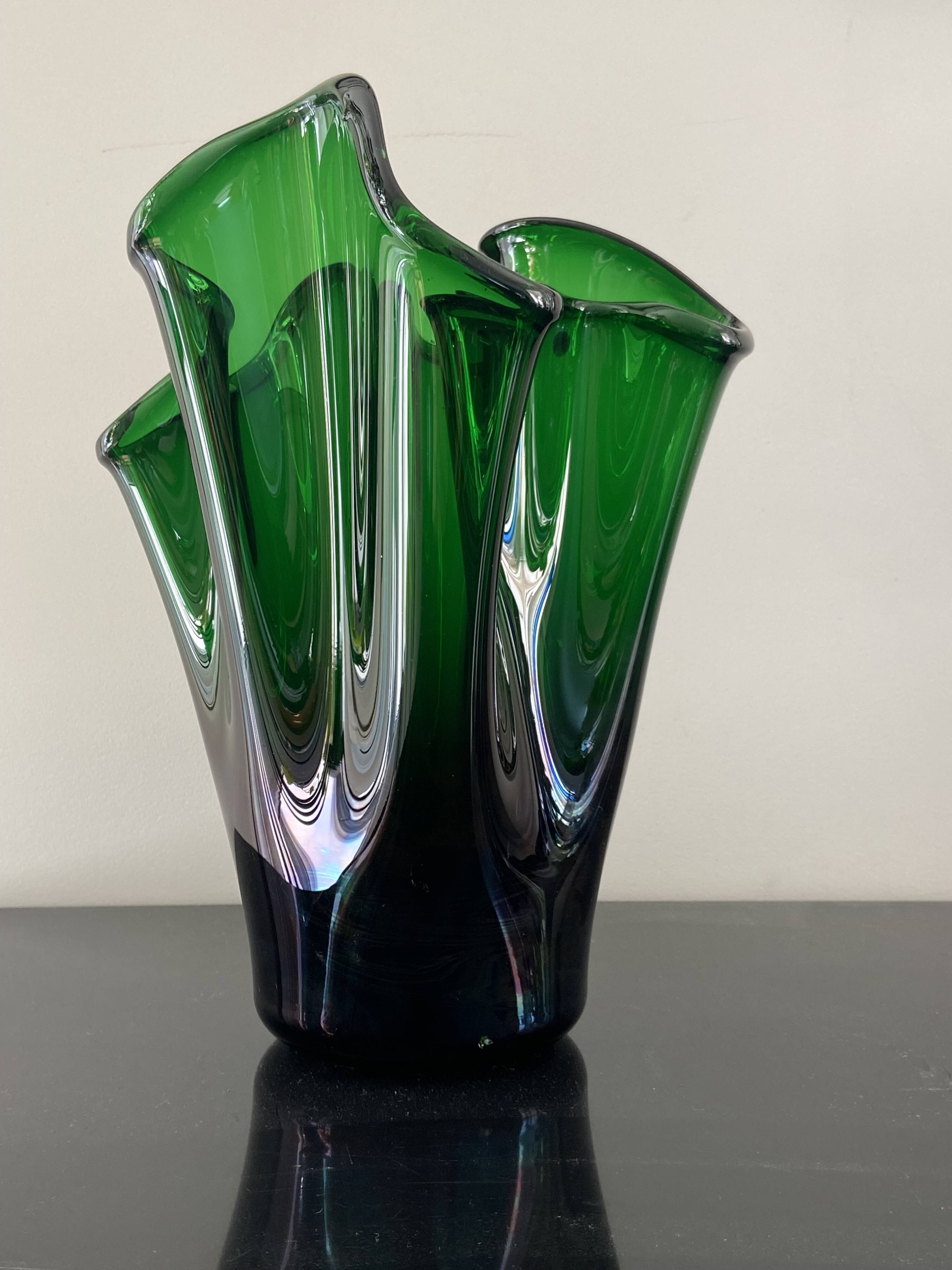 Murano vase "fazzoletto"