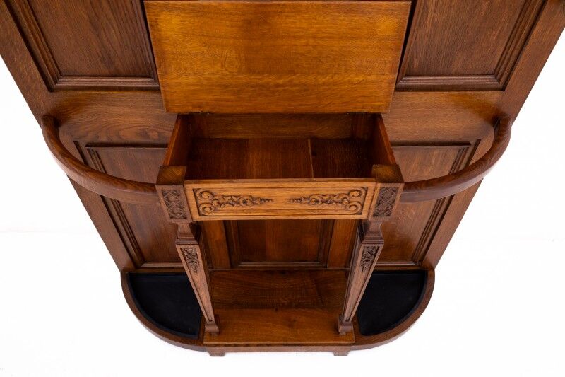 Hallway wardrobe, France, circa 1910.