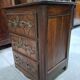 Louis XIV commode in oak – Sculpted decoration and bronze fittings – 18th century
