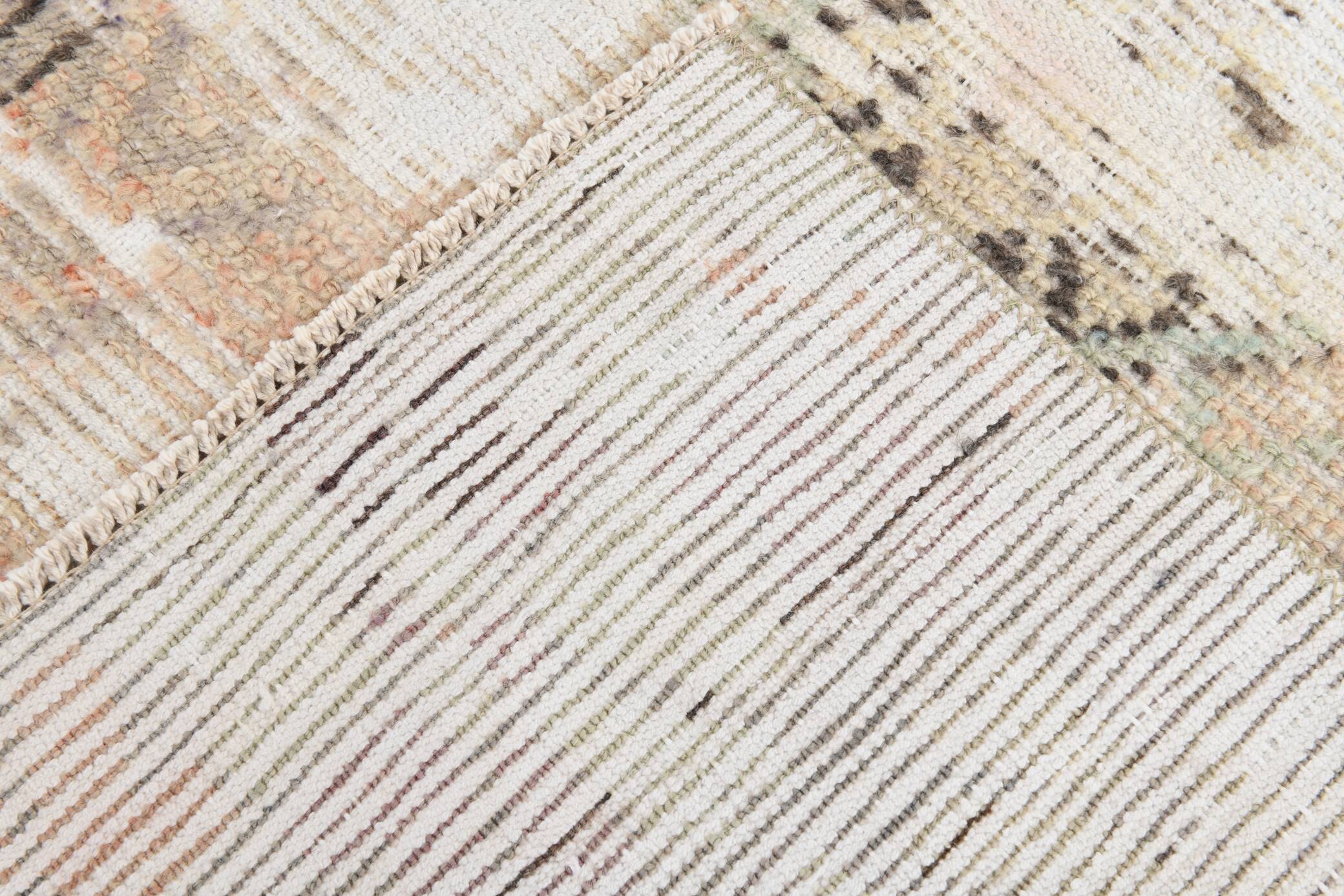 4x11 Long Wide Soft Beige Vintage Runner Rug, 116x334Cm FREE SHIPPING