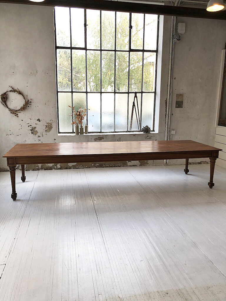 4m XXL oak farm table