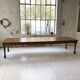 Table de ferme métier 4m chêne XXL