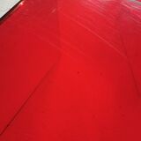Red plexiglass nesting tables