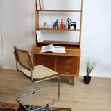Vintage multifunctional Scandinavian teak bookshelf – Denmark – 1960s