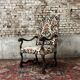 Walnut armchair Louis XIII of the seventeenth century