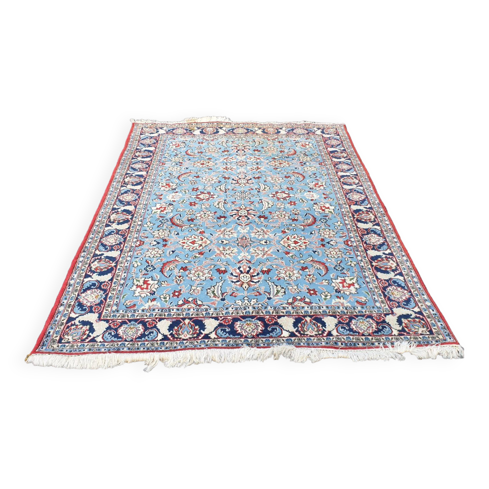 Royal blue oriental rug