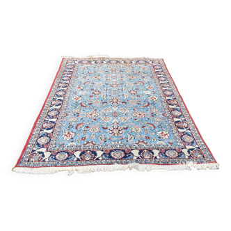 Royal blue oriental rug