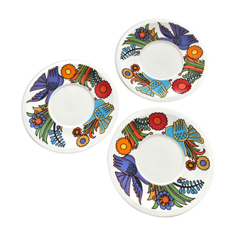 Set of 3 Acapulco saucers from Villeroy and Boch