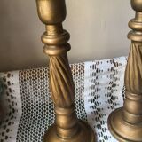 Grand bougeoir en bois