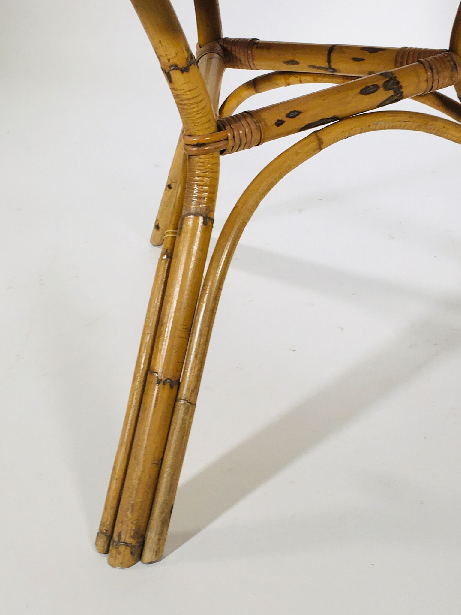 Bamboo coffee table, France 1960