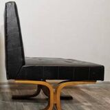 Fauteuil en cuir par Ludvik Volak
