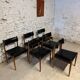 6 Scandinavian chairs by Aksel Bender 1960