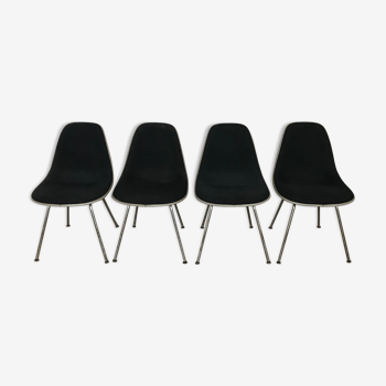 Série de 4 chaises DSX by Charles Eames par Herman Miller 1970