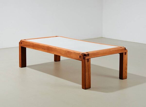 Table basse Pierre Chapo T18 pour Atelier Pierre Chapo France années 1960
