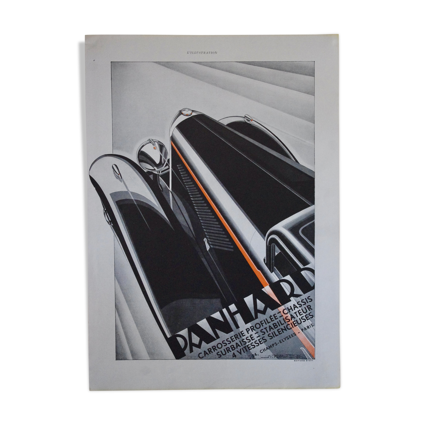 Advertising Panhard, 1930s