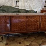 Lacquered wooden sideboard NF Meuble Seguin