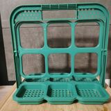 Vintage folding bottle holder