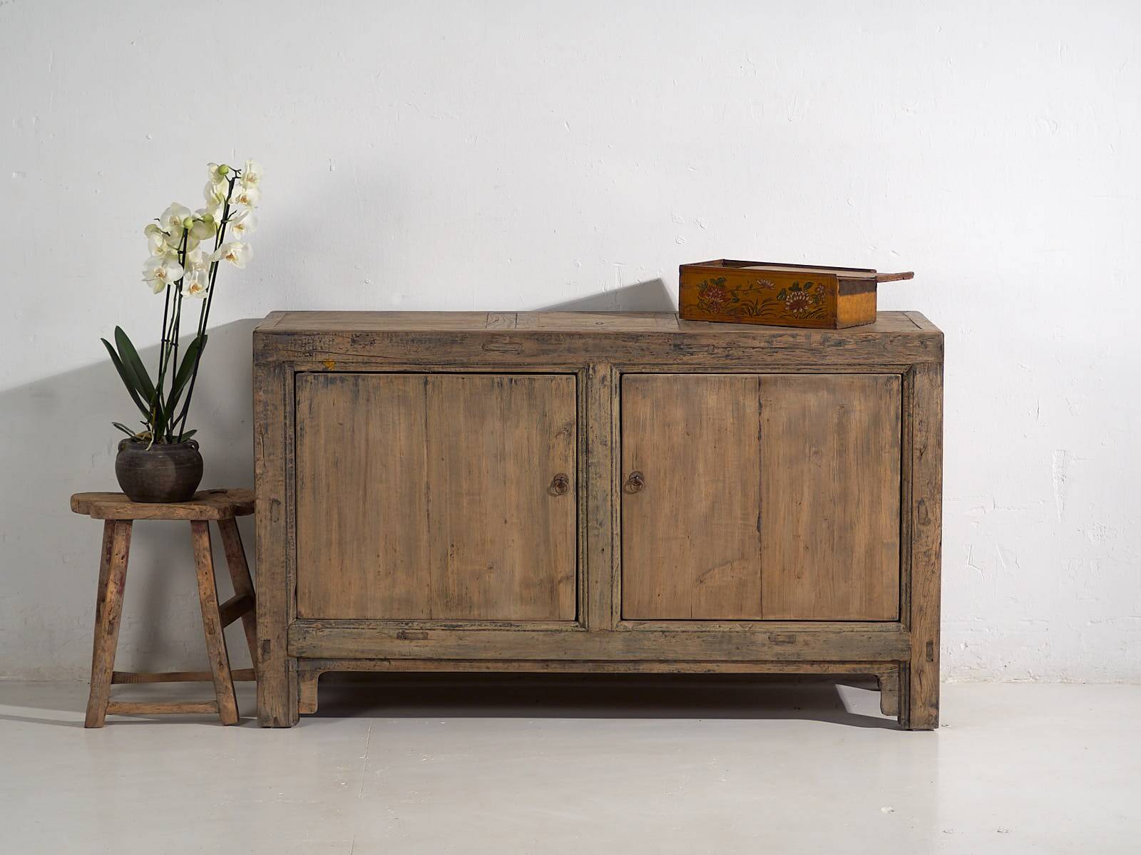 Antique sideboard in dark tones (c.1900)