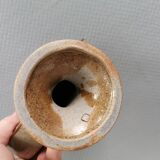 Three-armed ceramic candlestick. Denmark 1970s