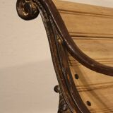 Banc en fonte 19e siècle