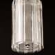 Cylindrical suspension light with crystal glass by Doria, Germany, 1970s.