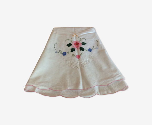 Antique tablecloth embroidery and lace