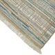 Tapis turc unique fait main en laine bleue
