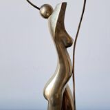 Statue/sculpture-woman-modern art-signed