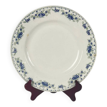 Round plate "Daisies", Sarreguemines, 1875 - 1920
