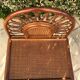 Chevet rotin et bambou vintage