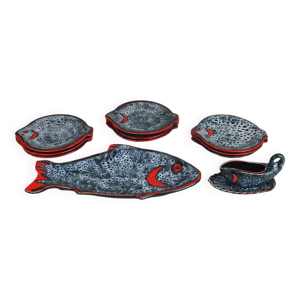 Service à poisson par - vallauris